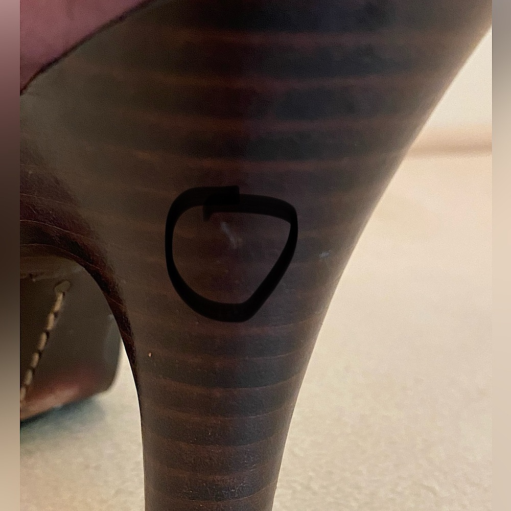 Frye Valerie Piping Purple SZ 8 Dark Cottagecore Goth Leather Ankle Bootie Heels - Picture 14 of 16